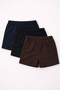 BlackDarkBlueDarkBrown Shorts