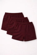Burgundy3 Shorts