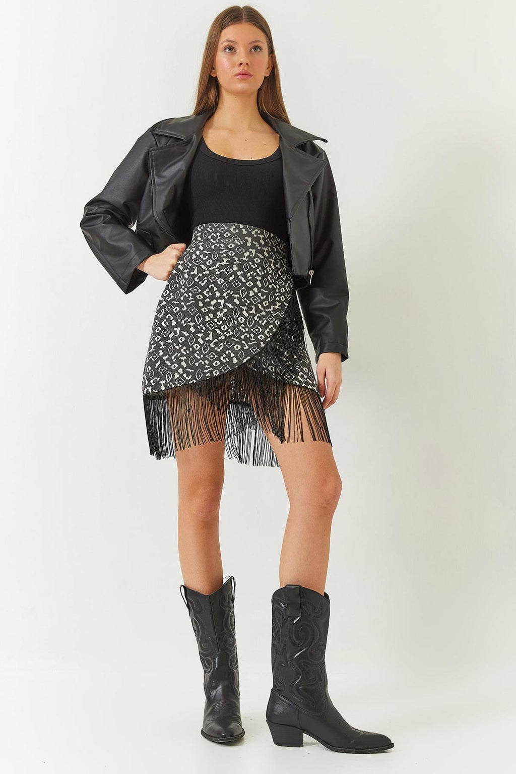 Grey‎ Skirt