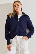 Blue‎ Sweater