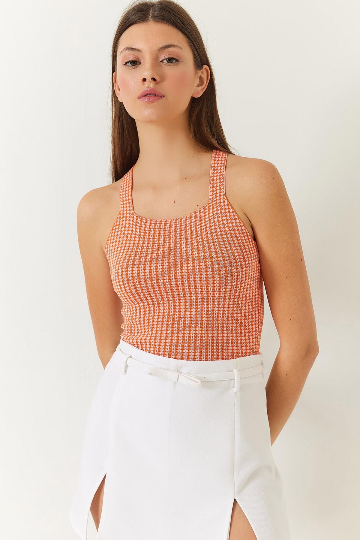 Orange Blouse