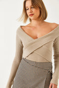 Brown‎ Blouse