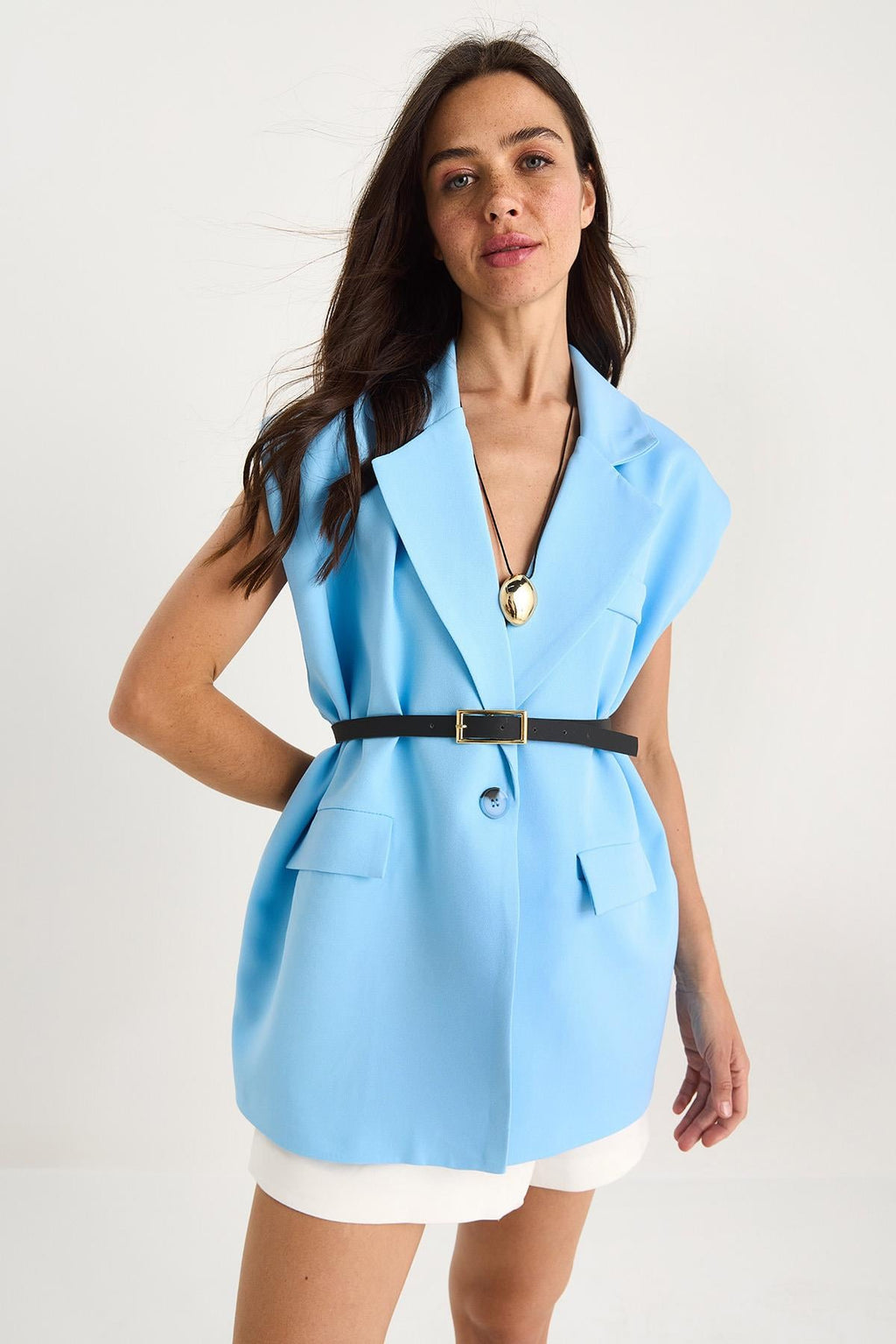 Blue‎ Vest