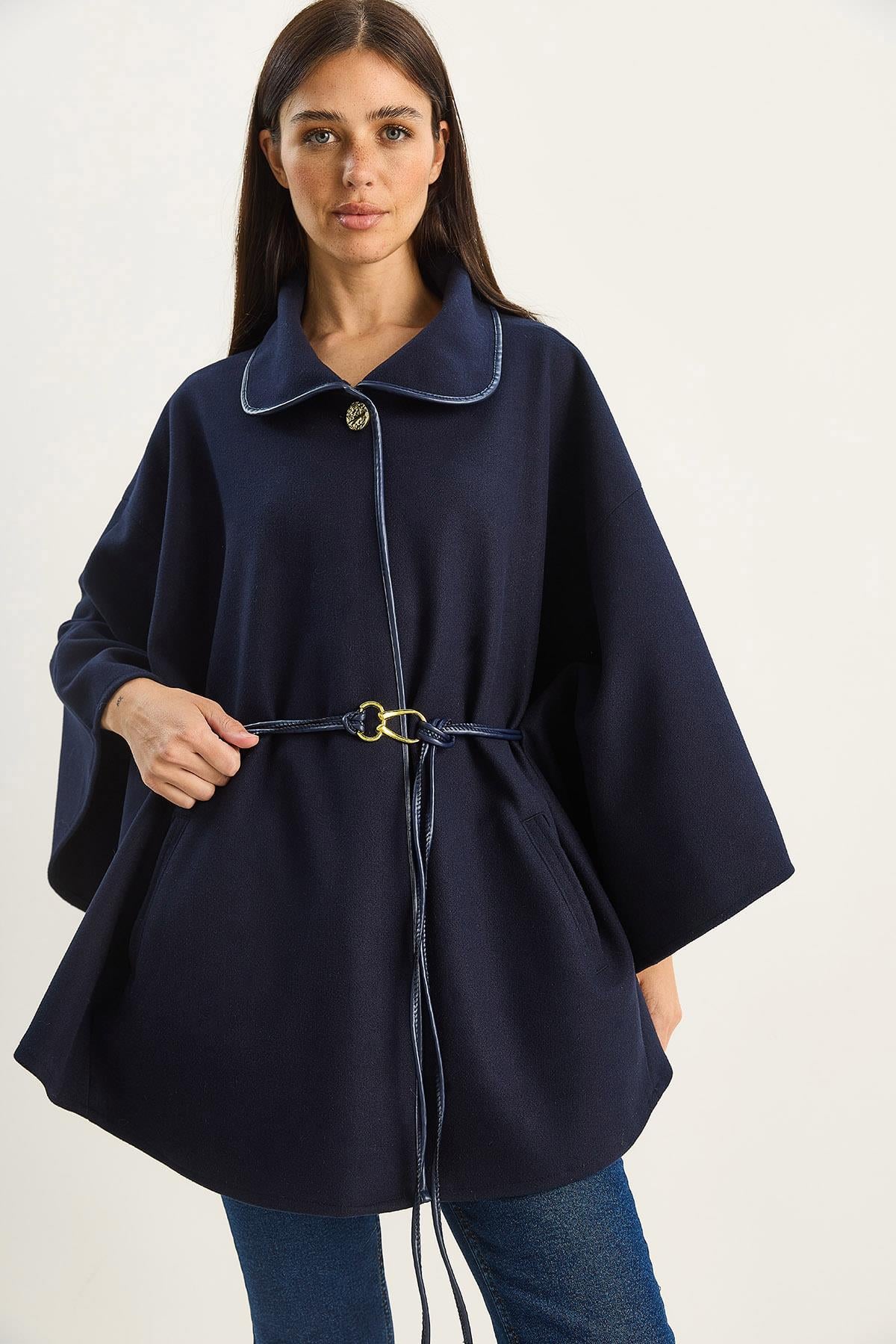 Blue‎ Poncho