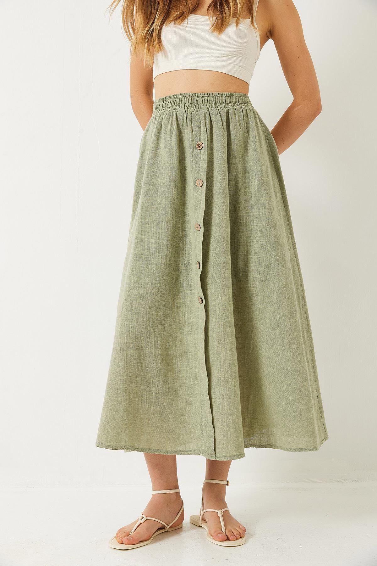 Green‎ Skirt