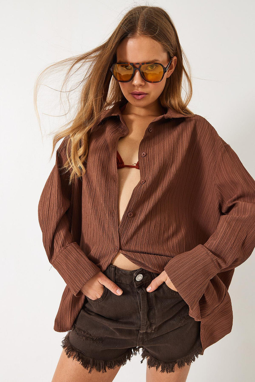 Brown‎ Shirt