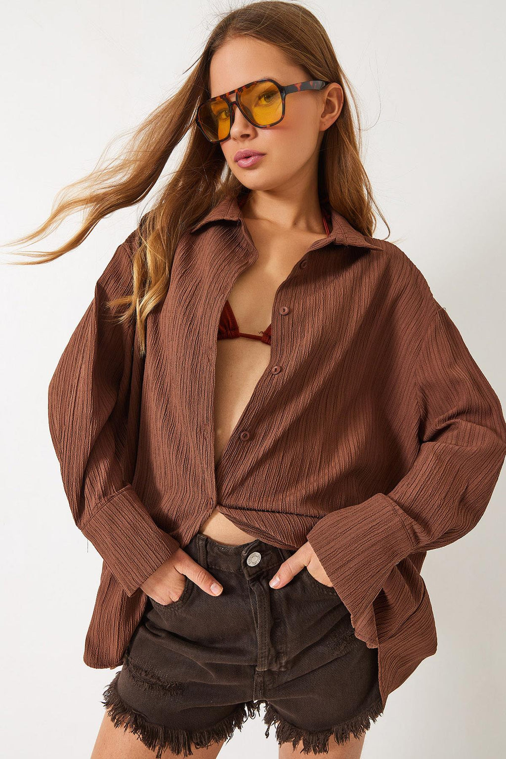 Brown‎ Shirt
