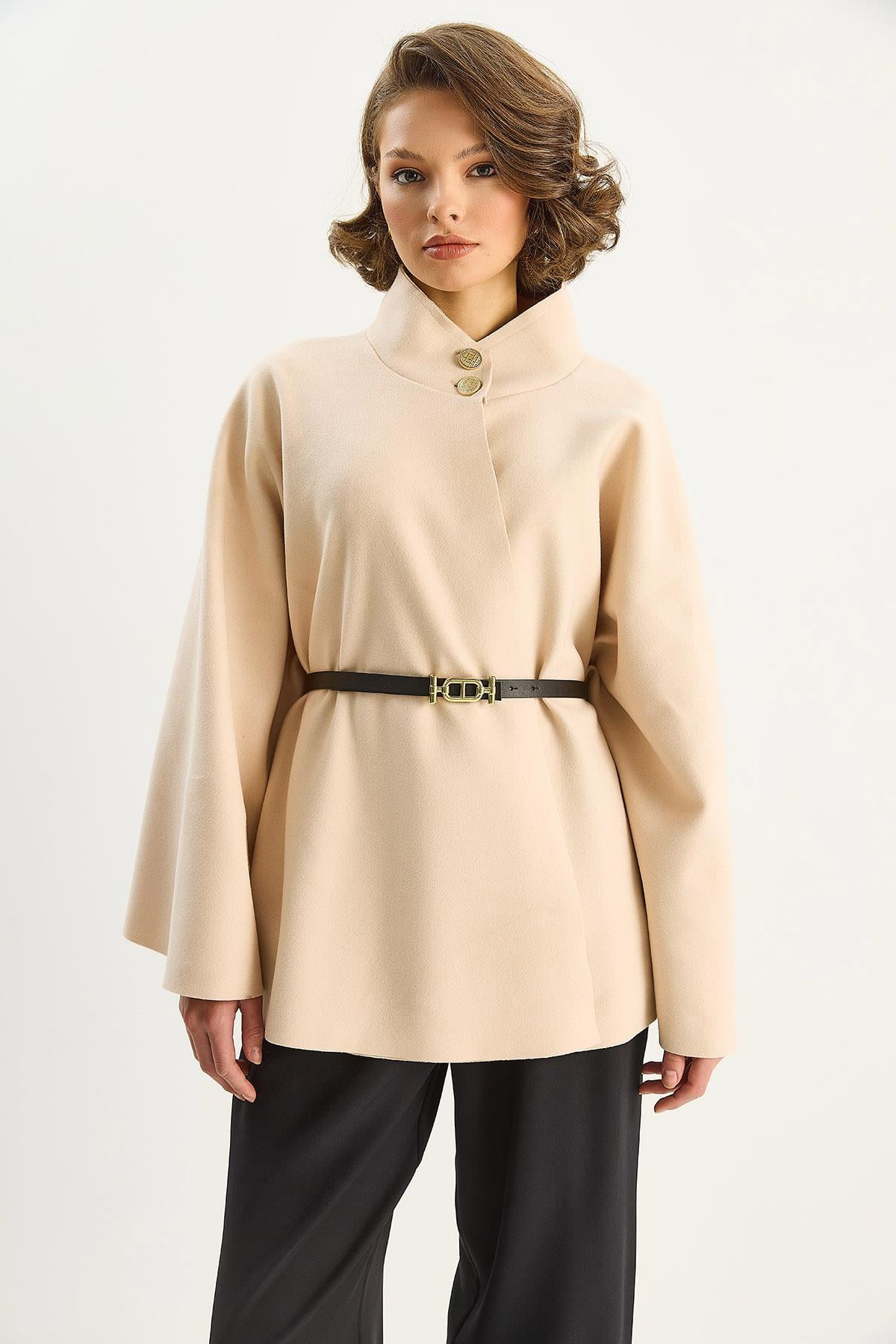 Beige‎ Poncho