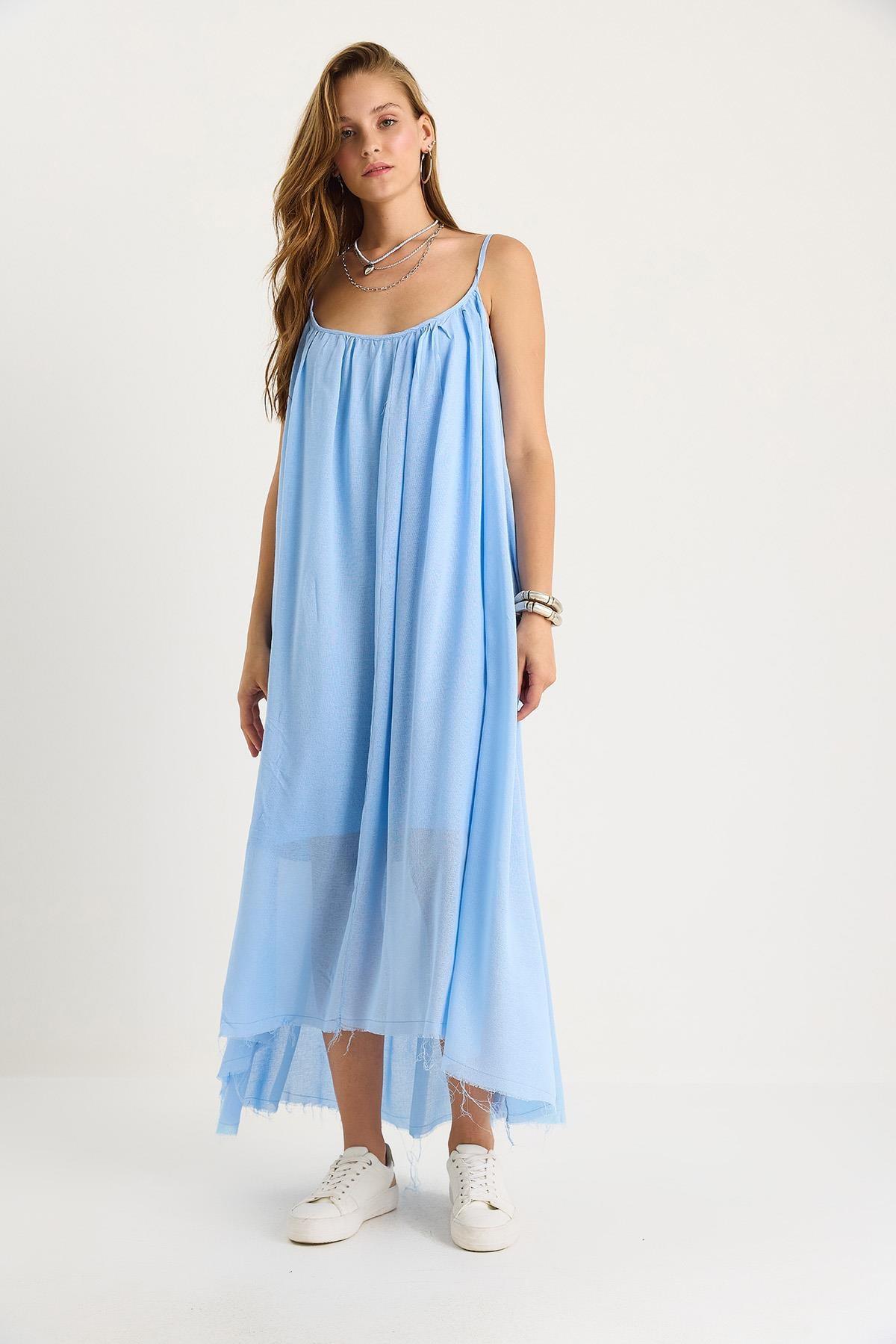 Blue‎ Dress