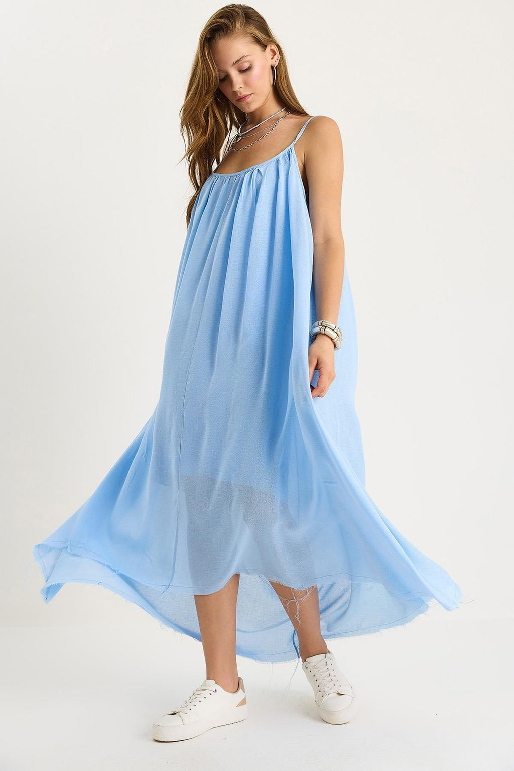 Blue‎ Dress