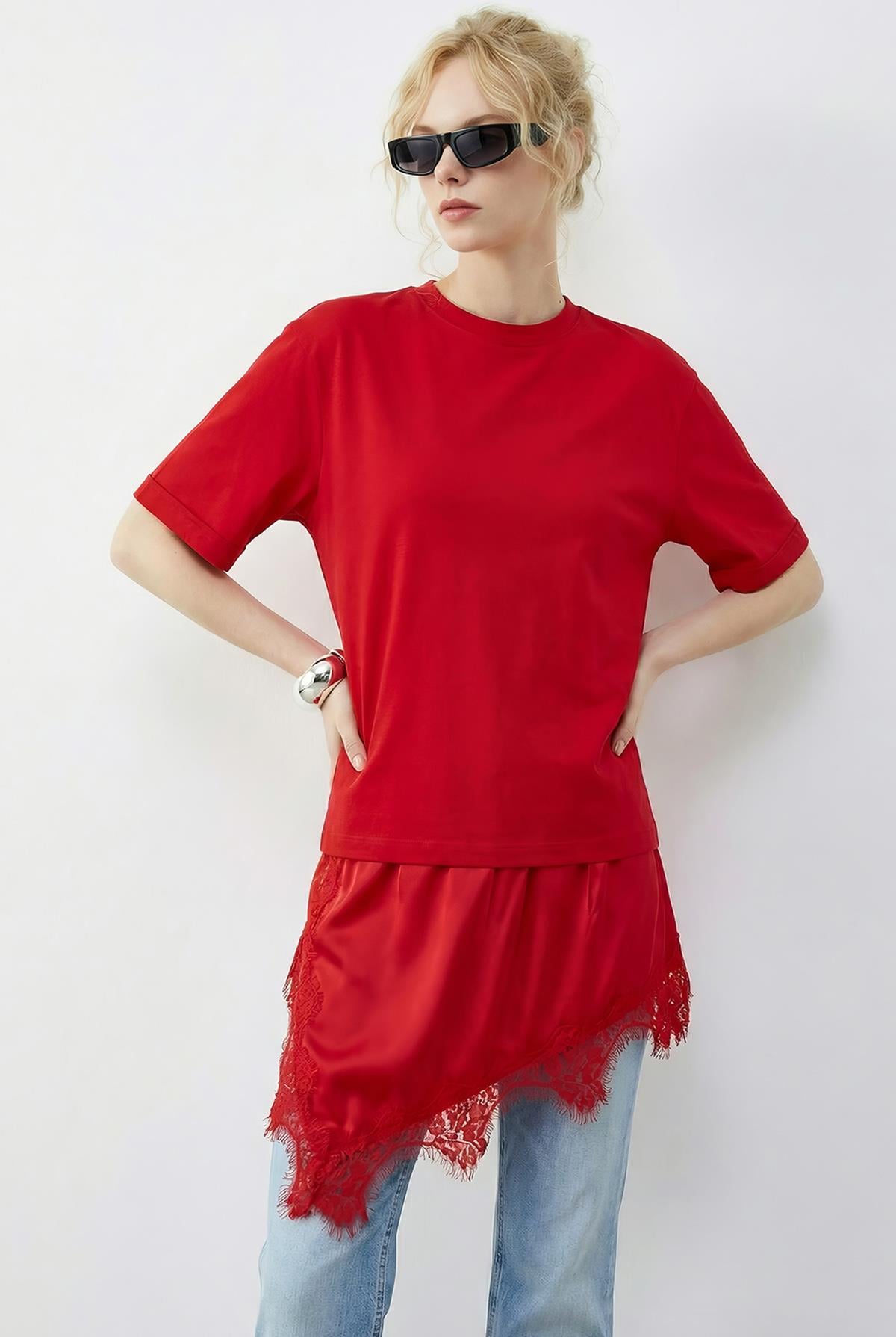 Women's Red Skirt