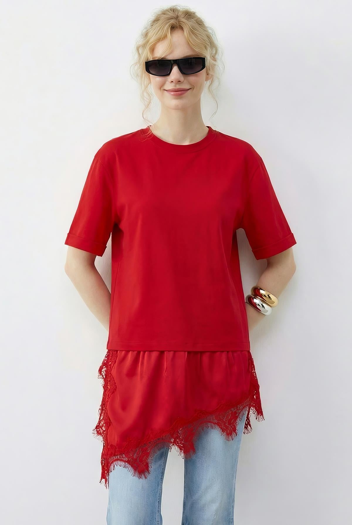 Women's Red Skirt