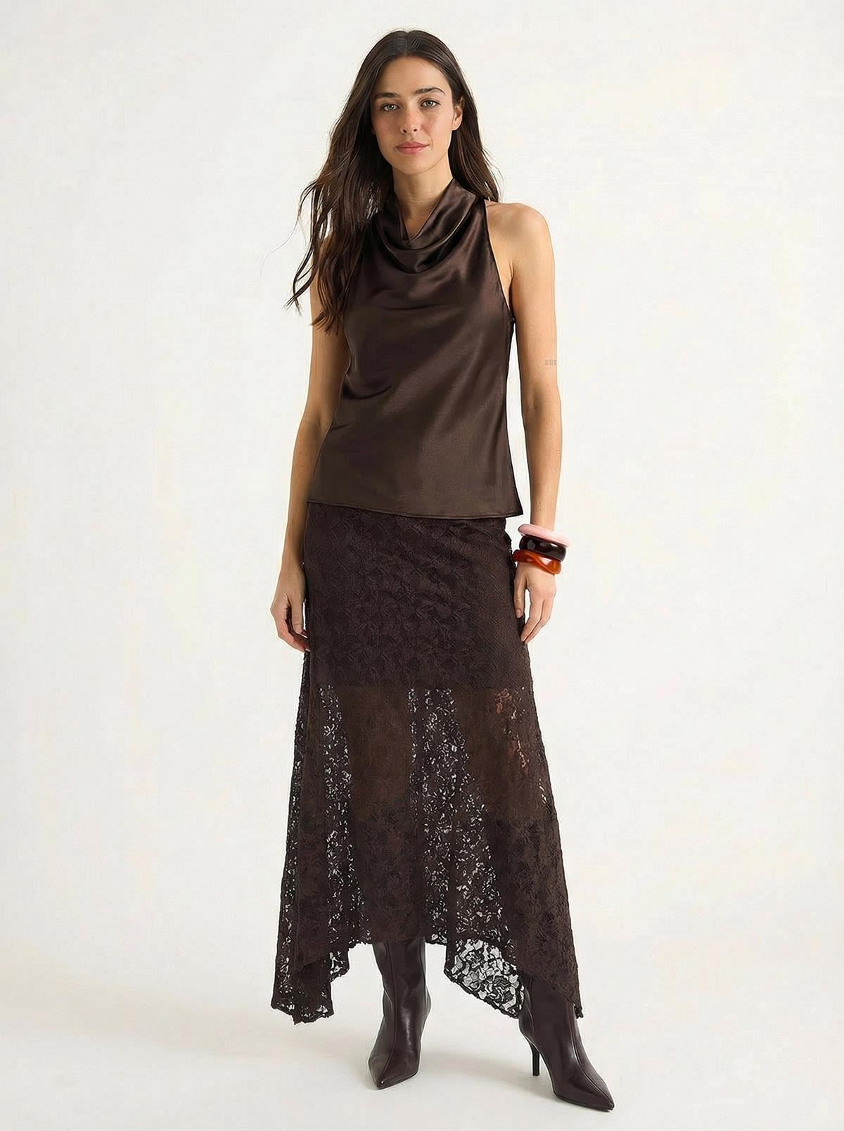 Brown Skirt