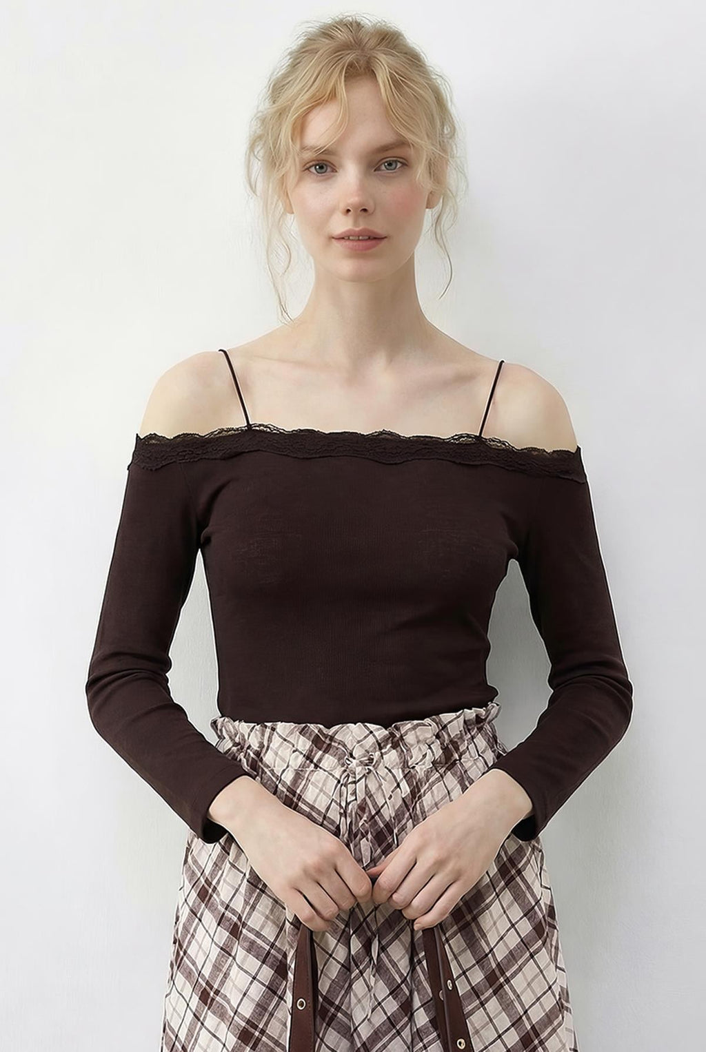 Dark brown Blouse