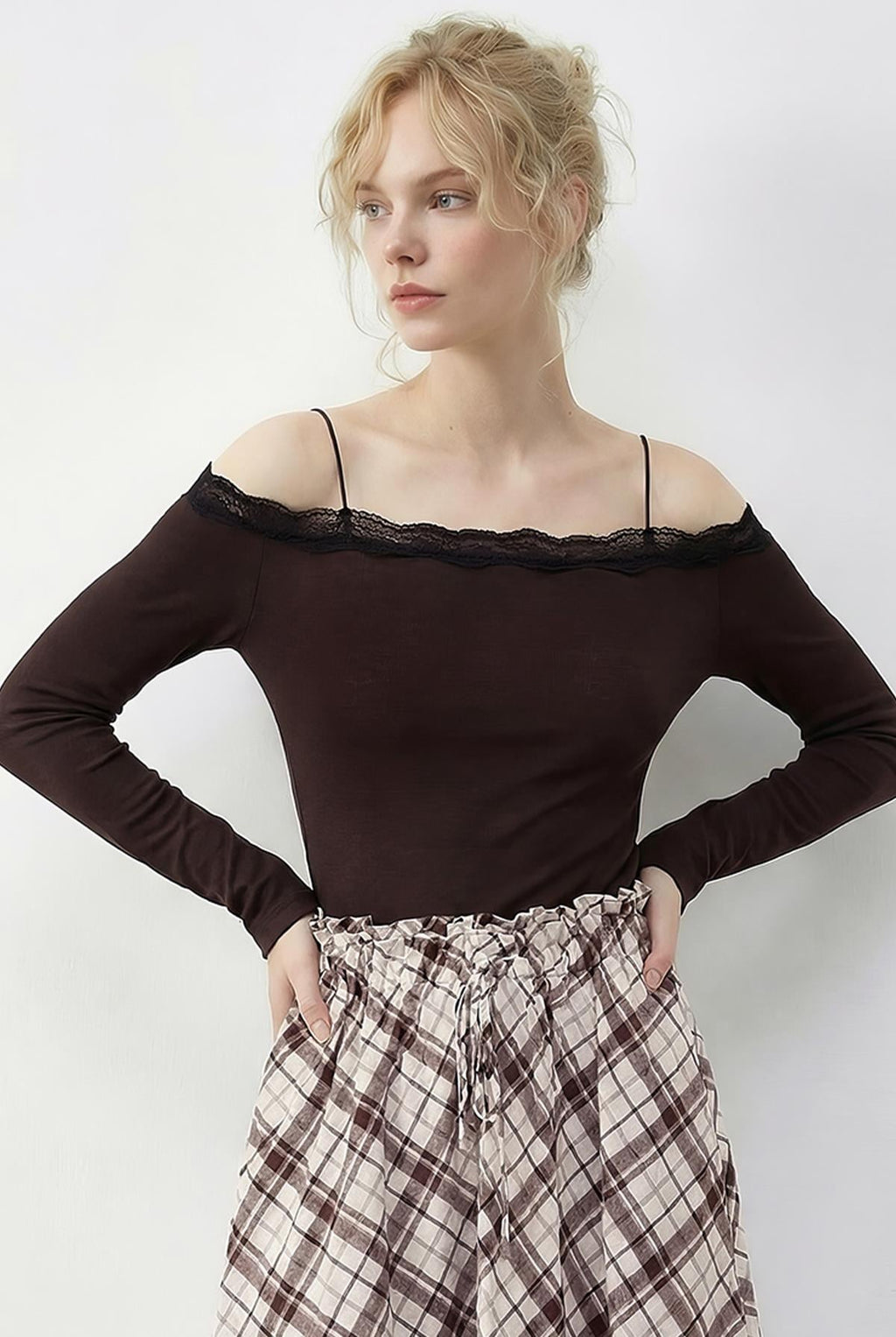 Dark brown Blouse
