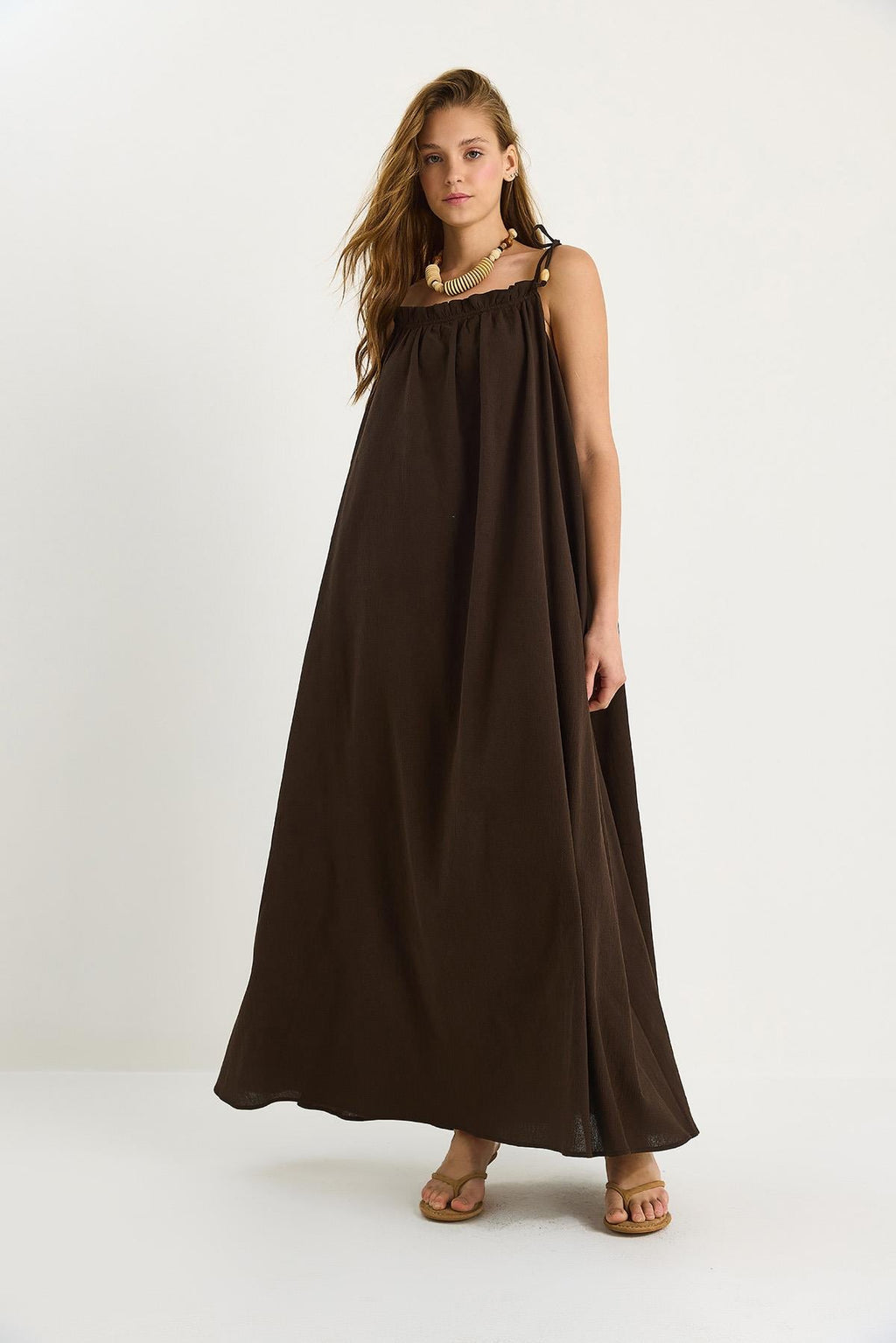 Brown‎ Dress