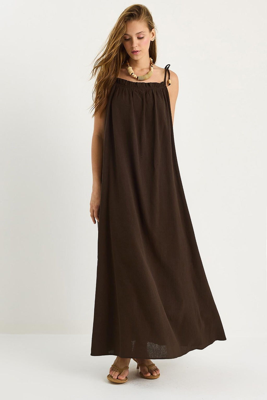 Brown‎ Dress
