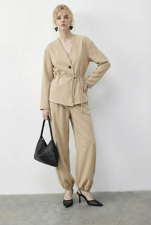 Beige Outfit Set - 57831