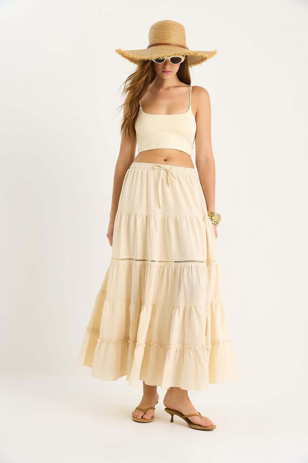 Beige‎ Skirt