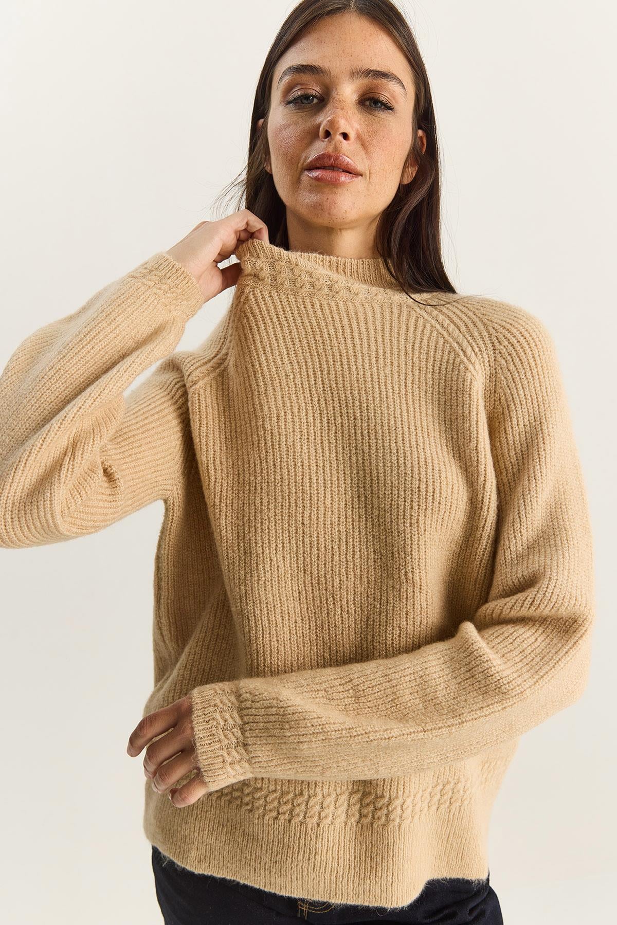 Women's Beige Sweater