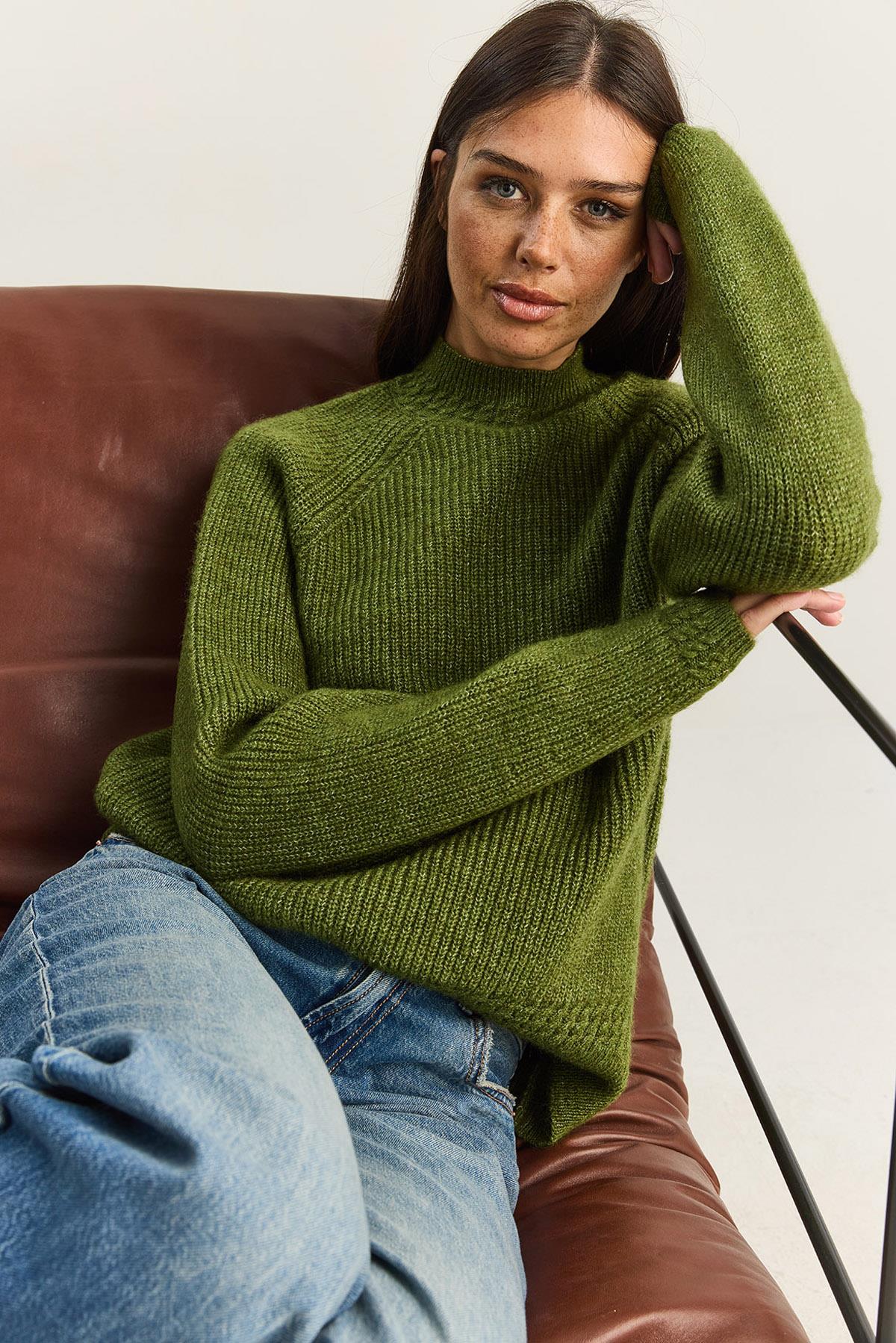 Women's Khaki Sweater