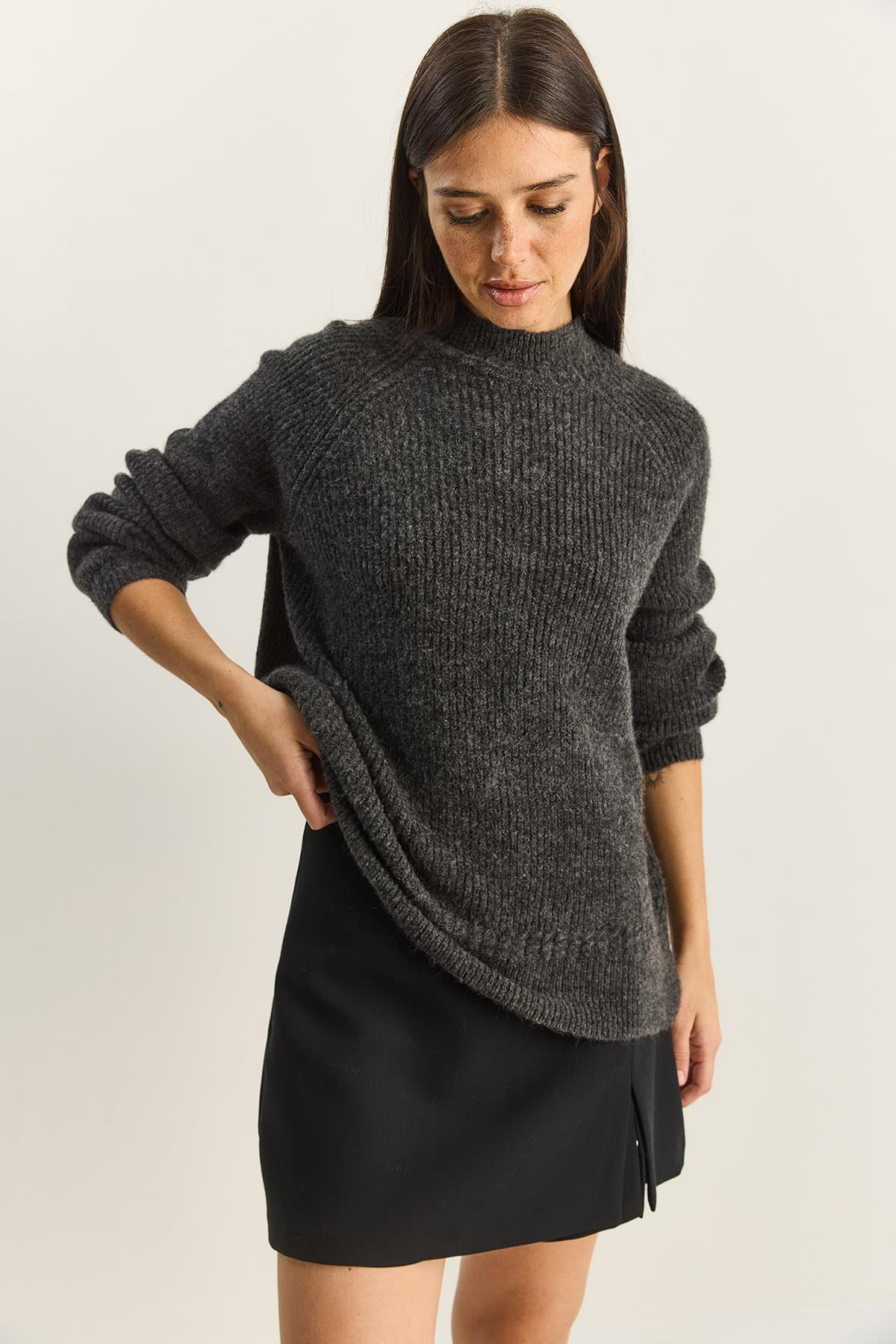 Women's Anthracite Sweater
