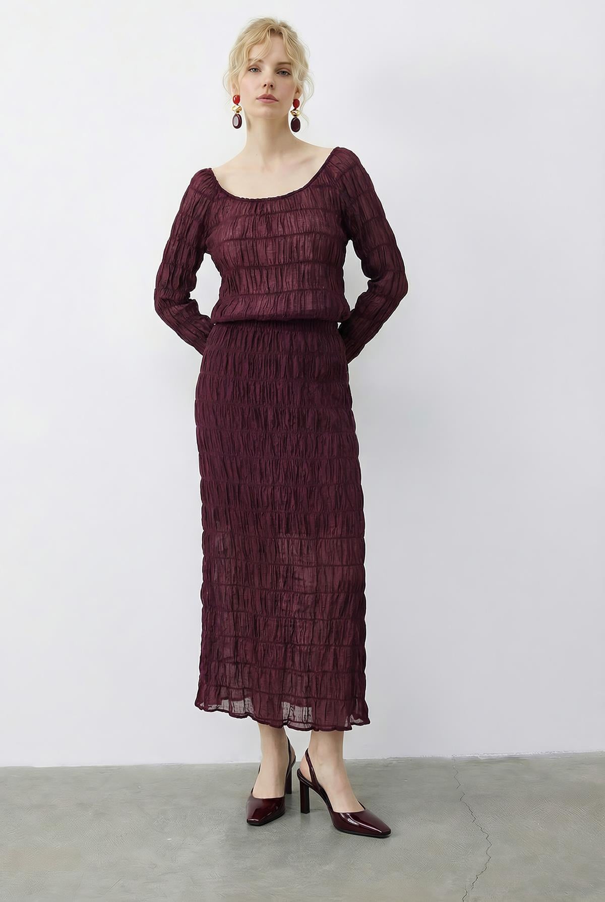 Women's Purple Outfit Set