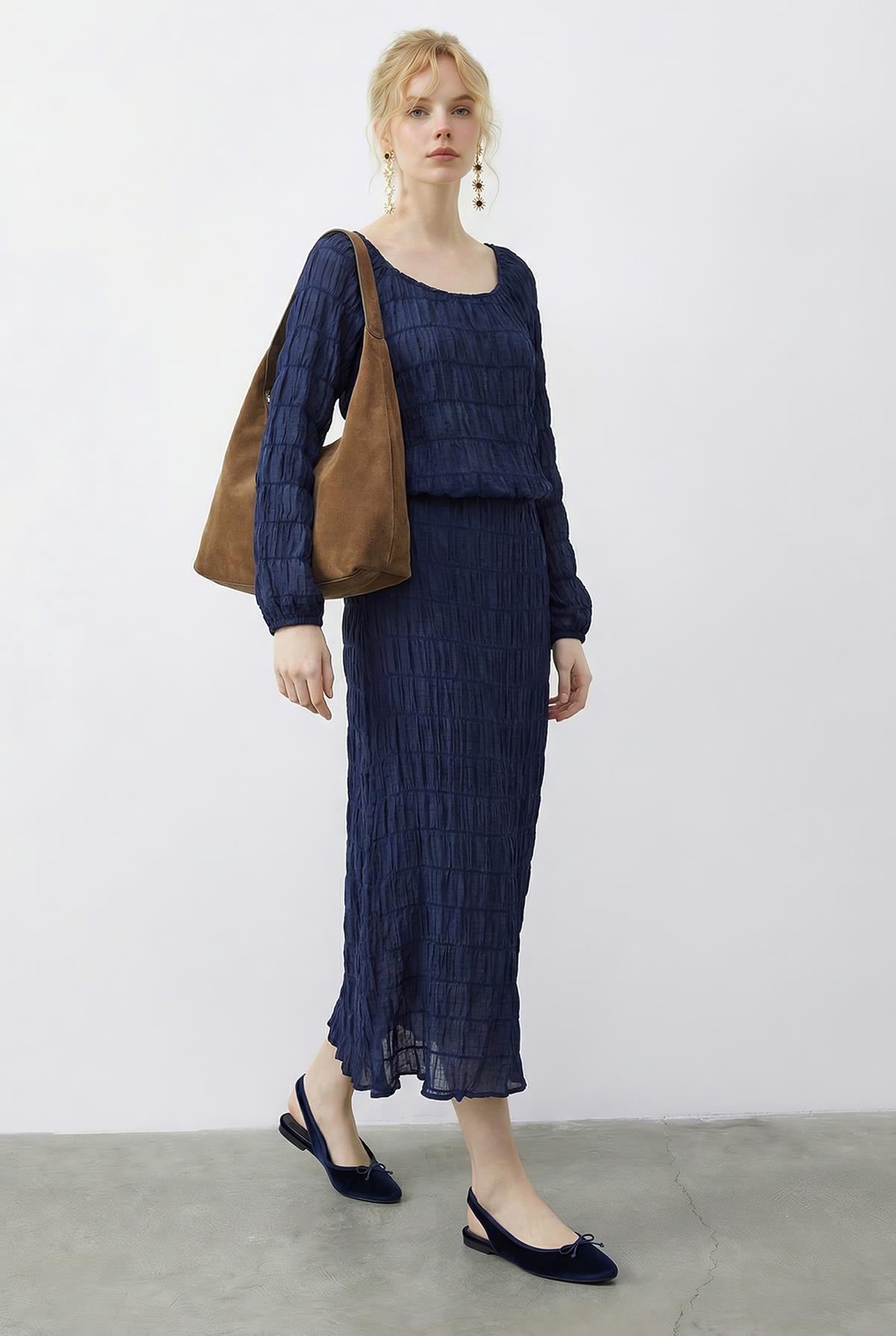 Women's Dark Blue Outfit Set