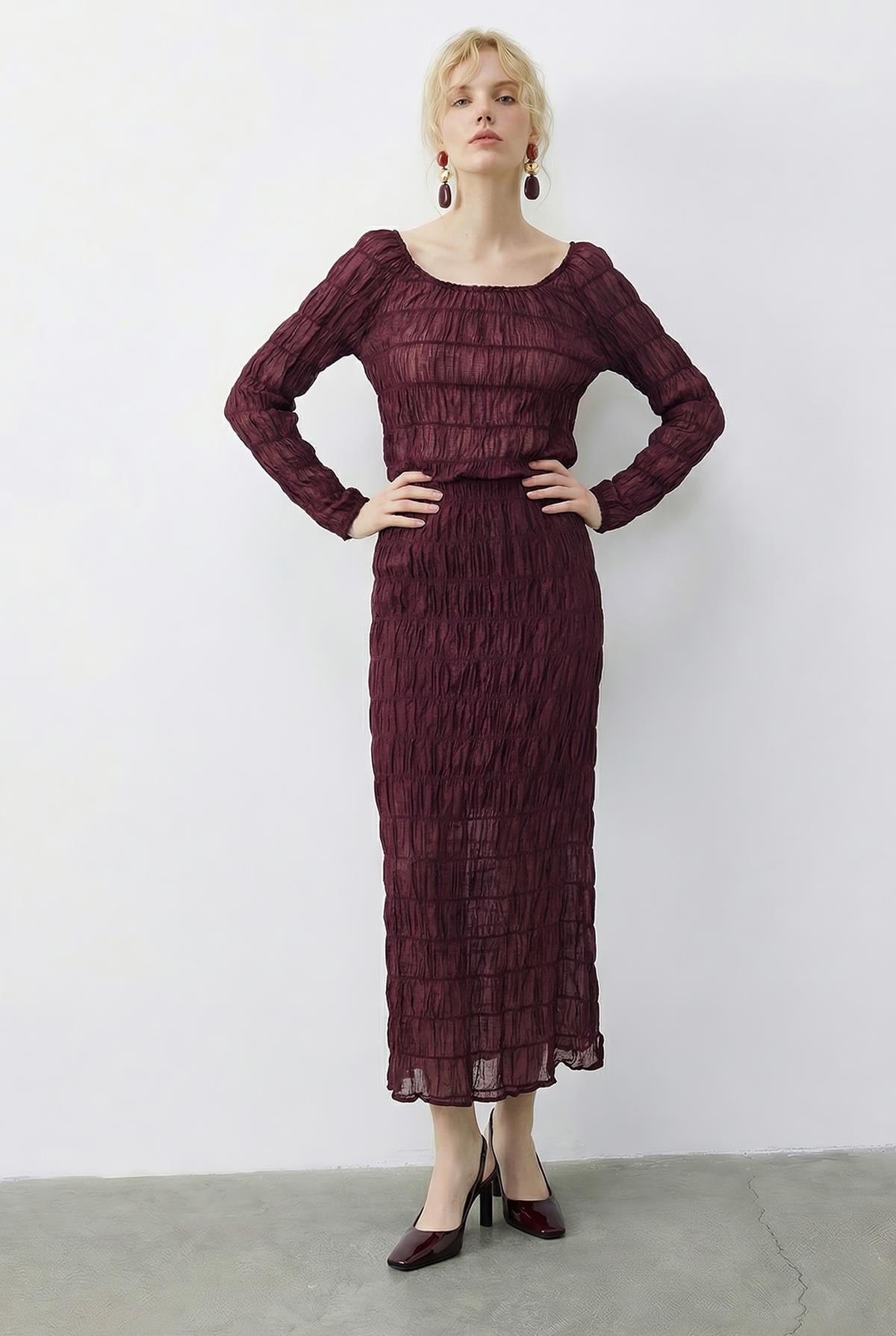 Women's Purple Outfit Set