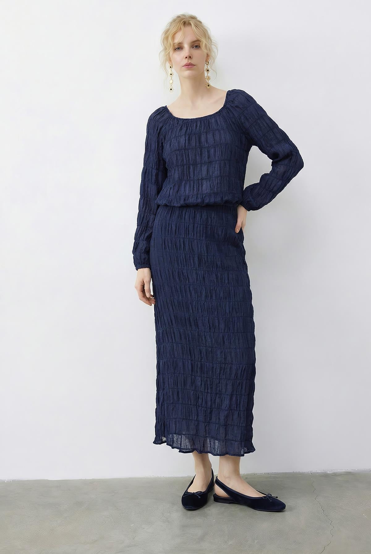 Women's Dark Blue Outfit Set