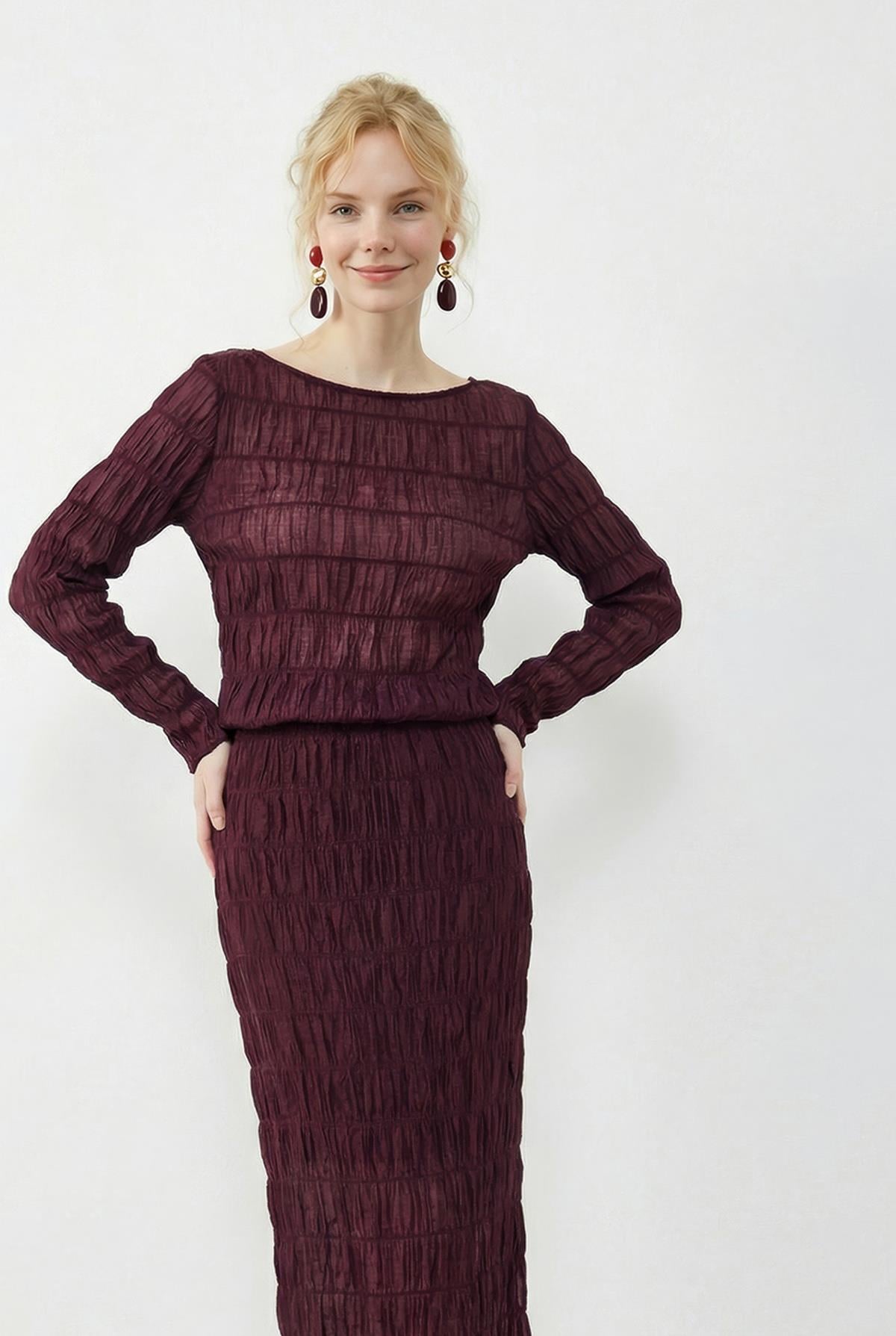 Women's Purple Outfit Set