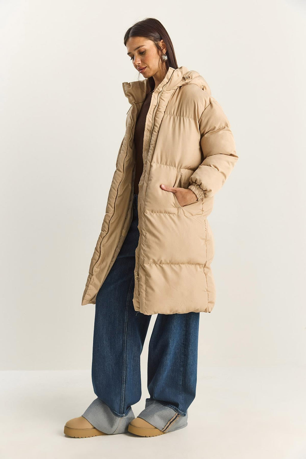 Beige‎ Hoodie