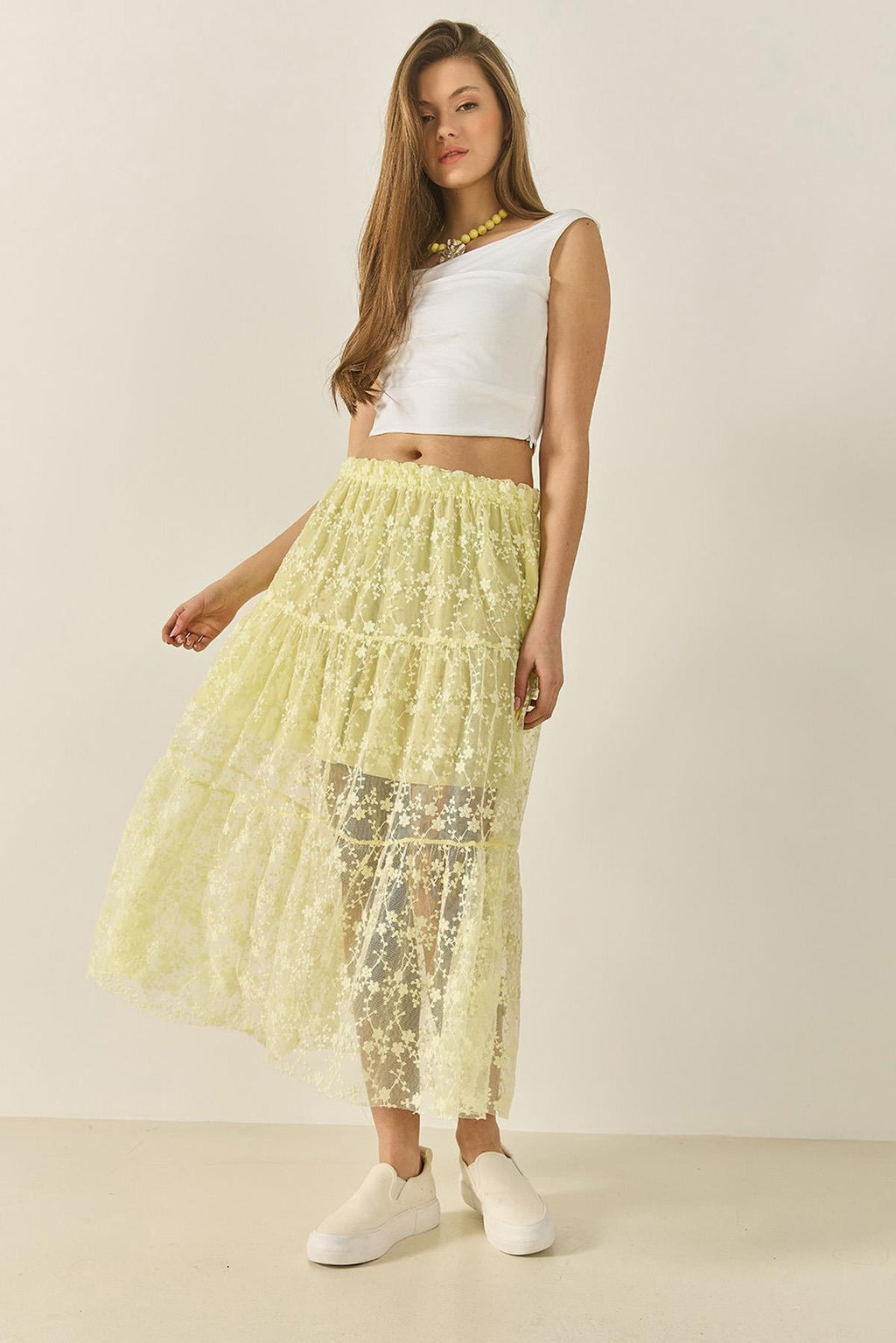 Yellow‎ Skirt