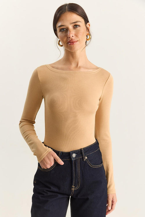 Beige‎ Blouse