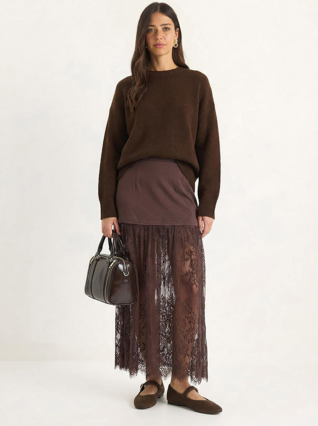Brown Skirt