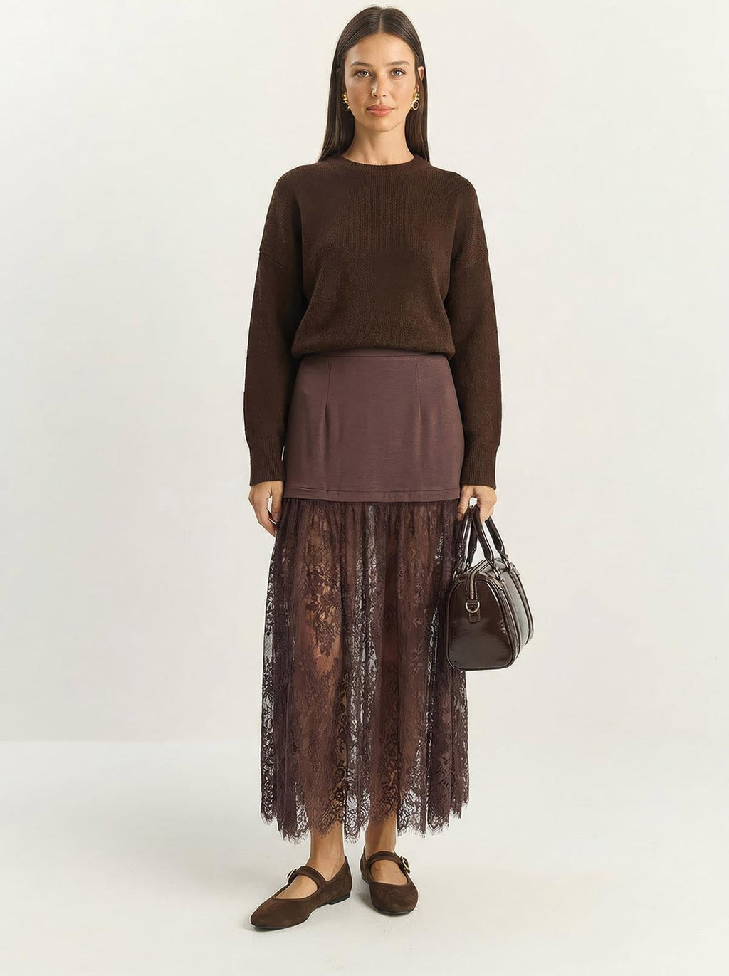 Brown Skirt