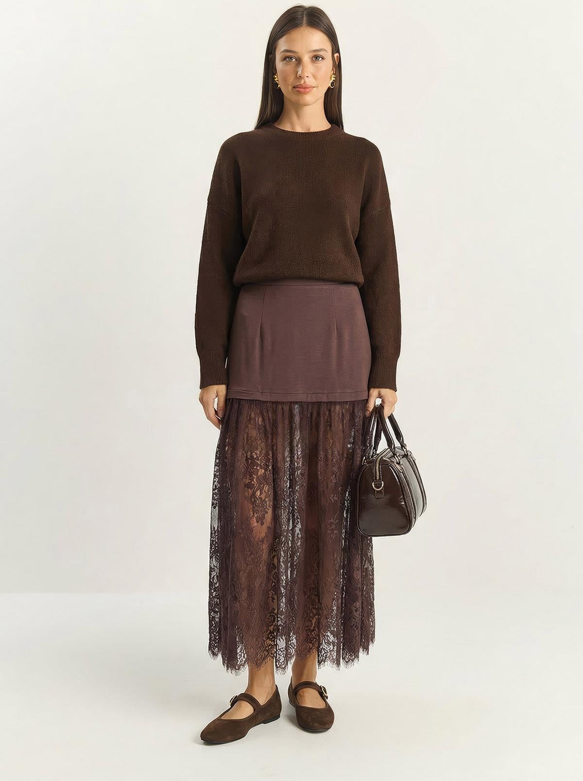 Brown Skirt - 57751