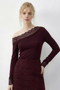 Burgundy Blouse