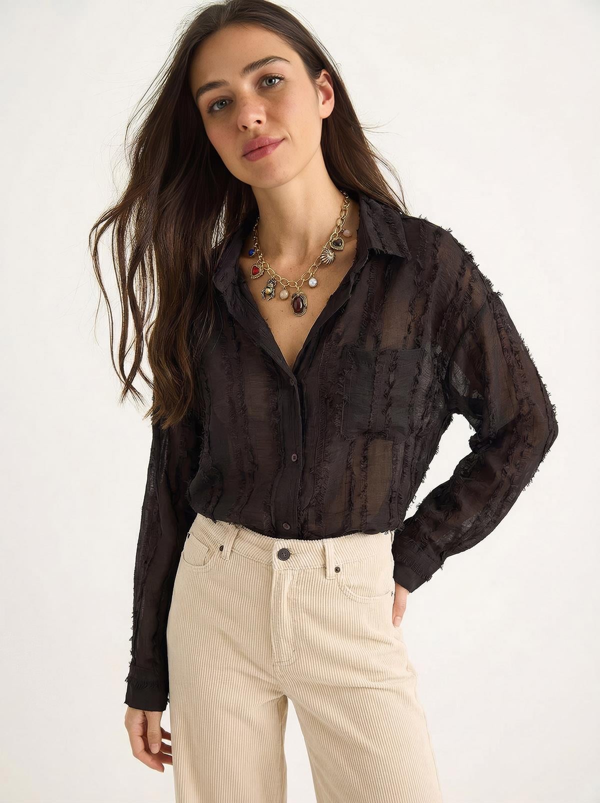 Dark Brown Shirt