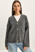Grey‎ Cardigan