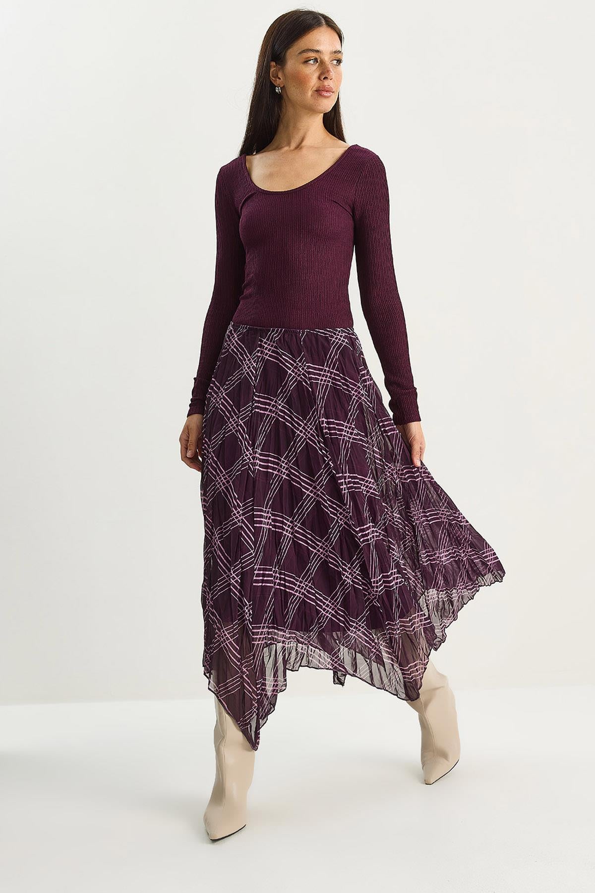 Purple‎ Skirt