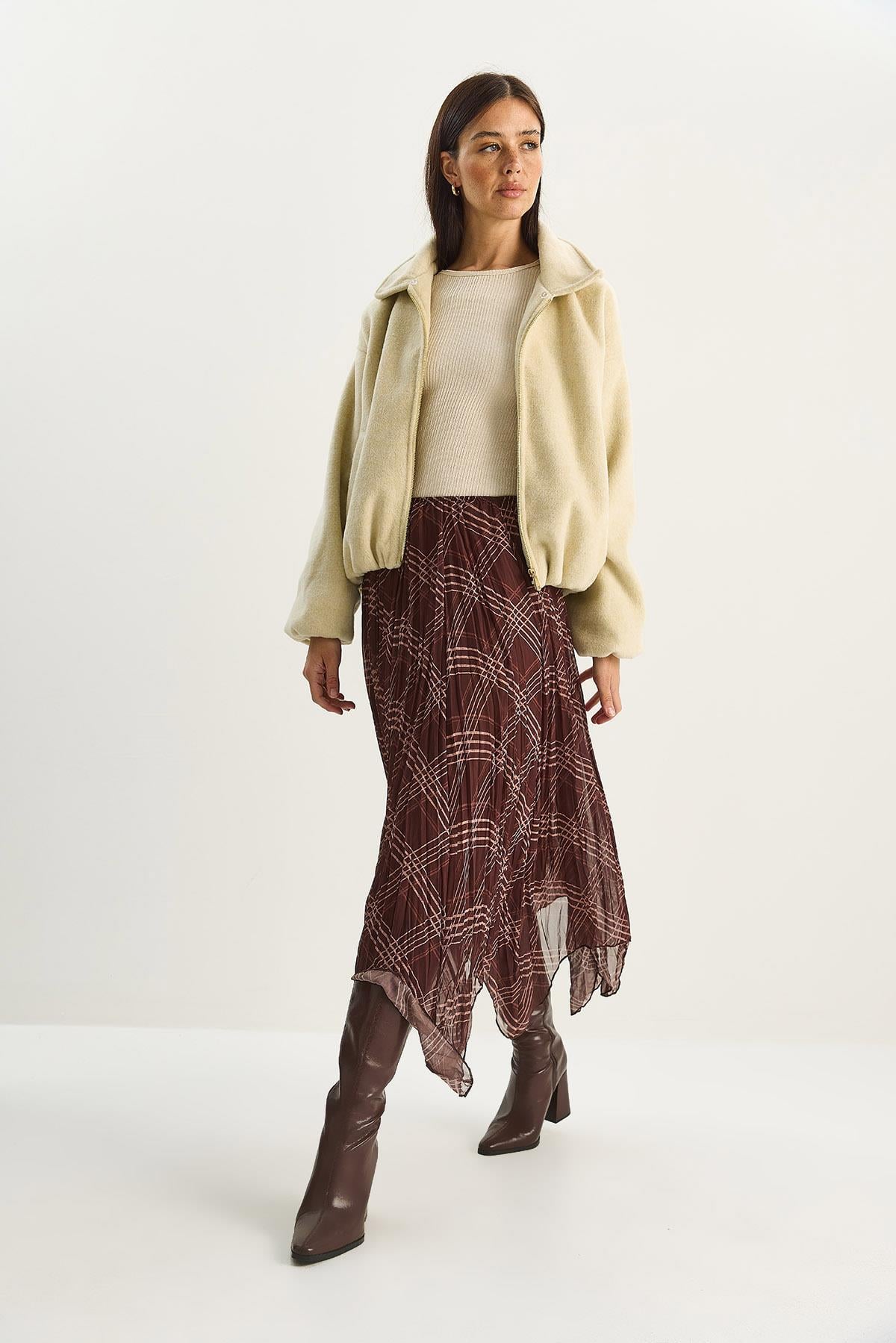 Brown‎ Skirt