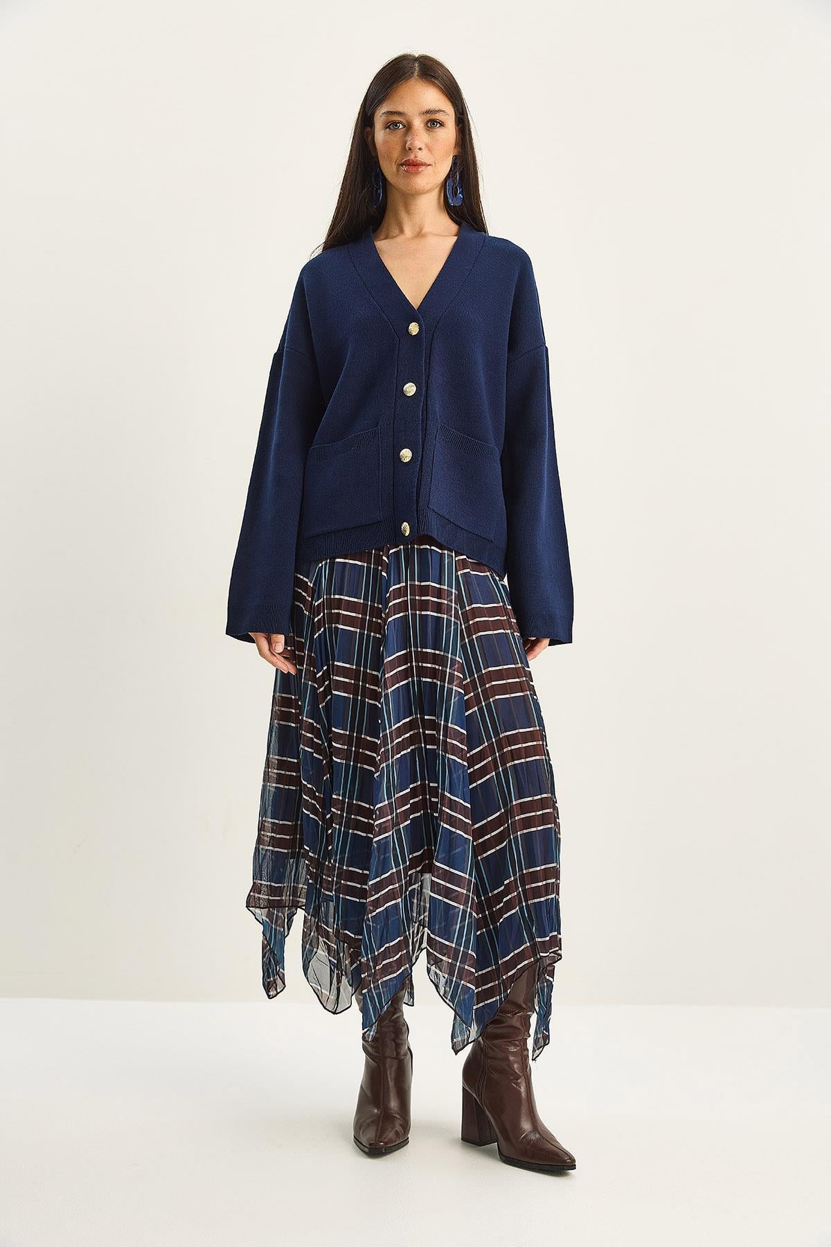 Blue‎ Skirt