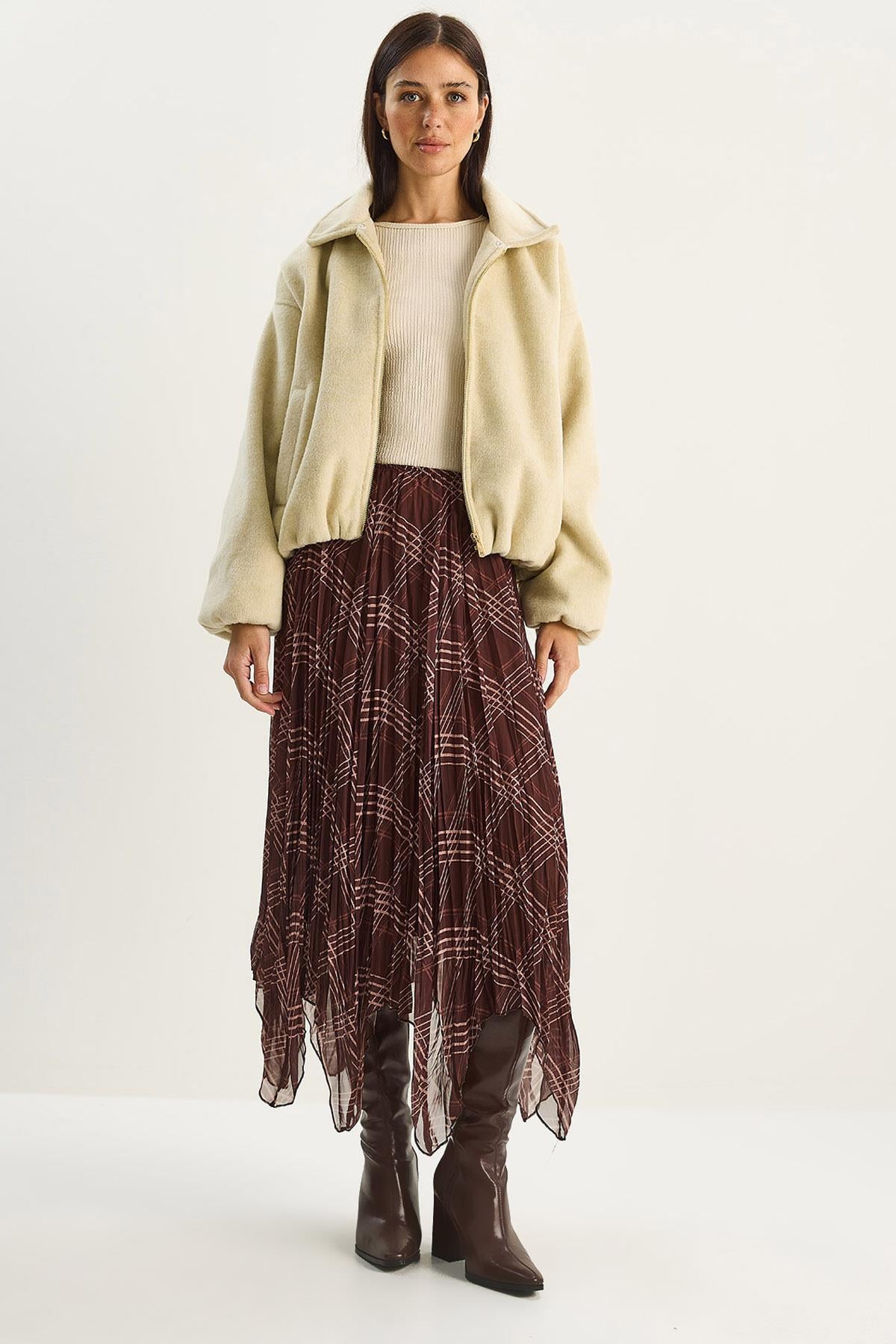 Brown‎ Skirt