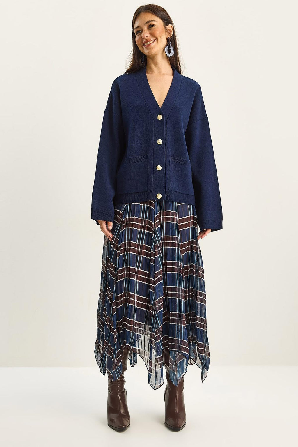 Blue‎ Skirt