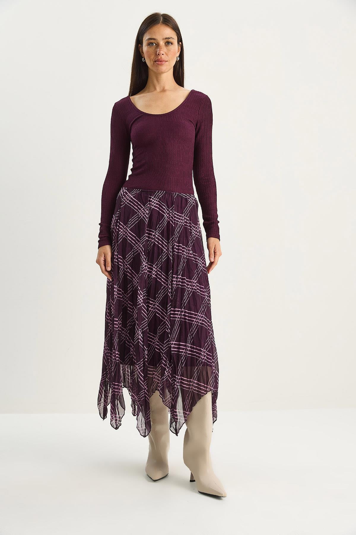 Purple‎ Skirt