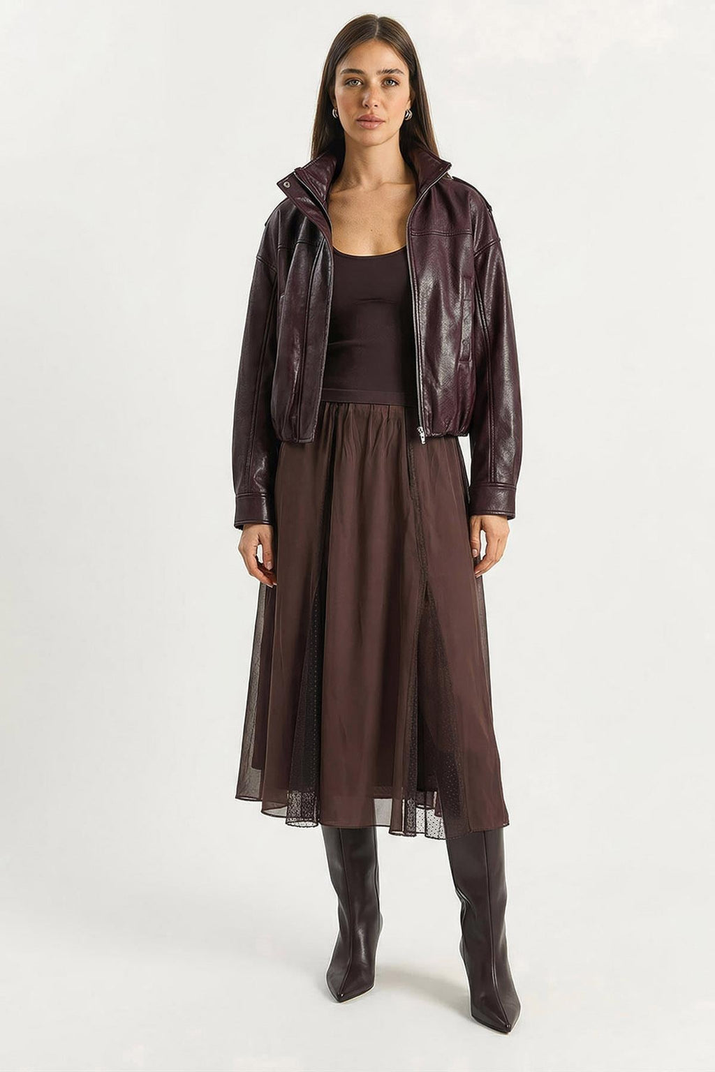 Brown Skirt