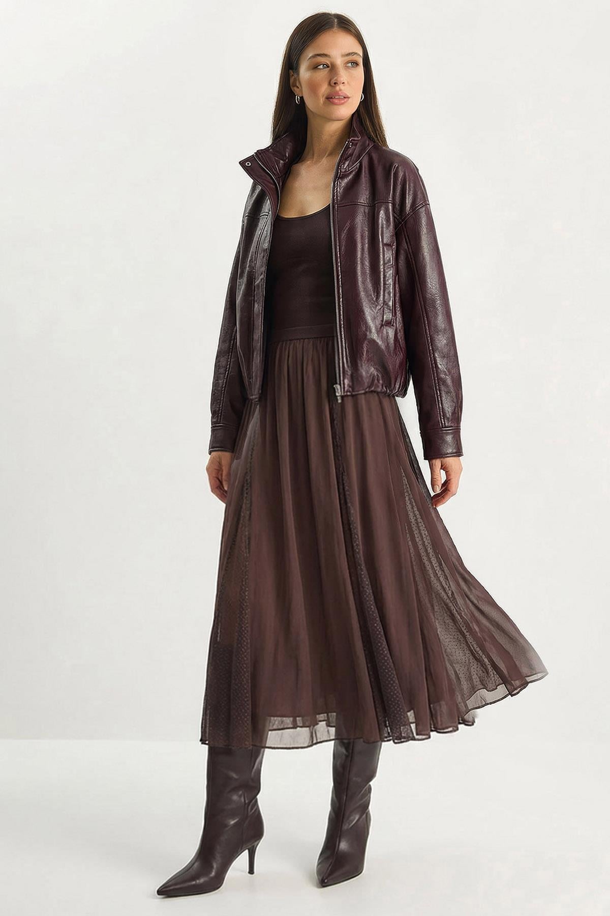 Brown Skirt