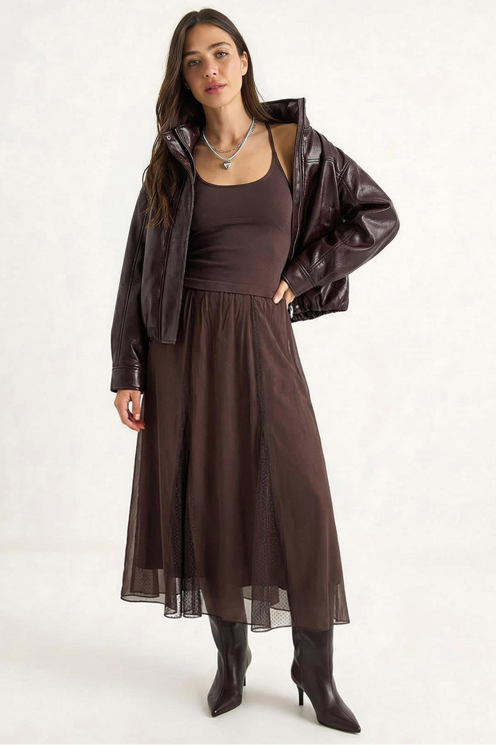 Brown Skirt