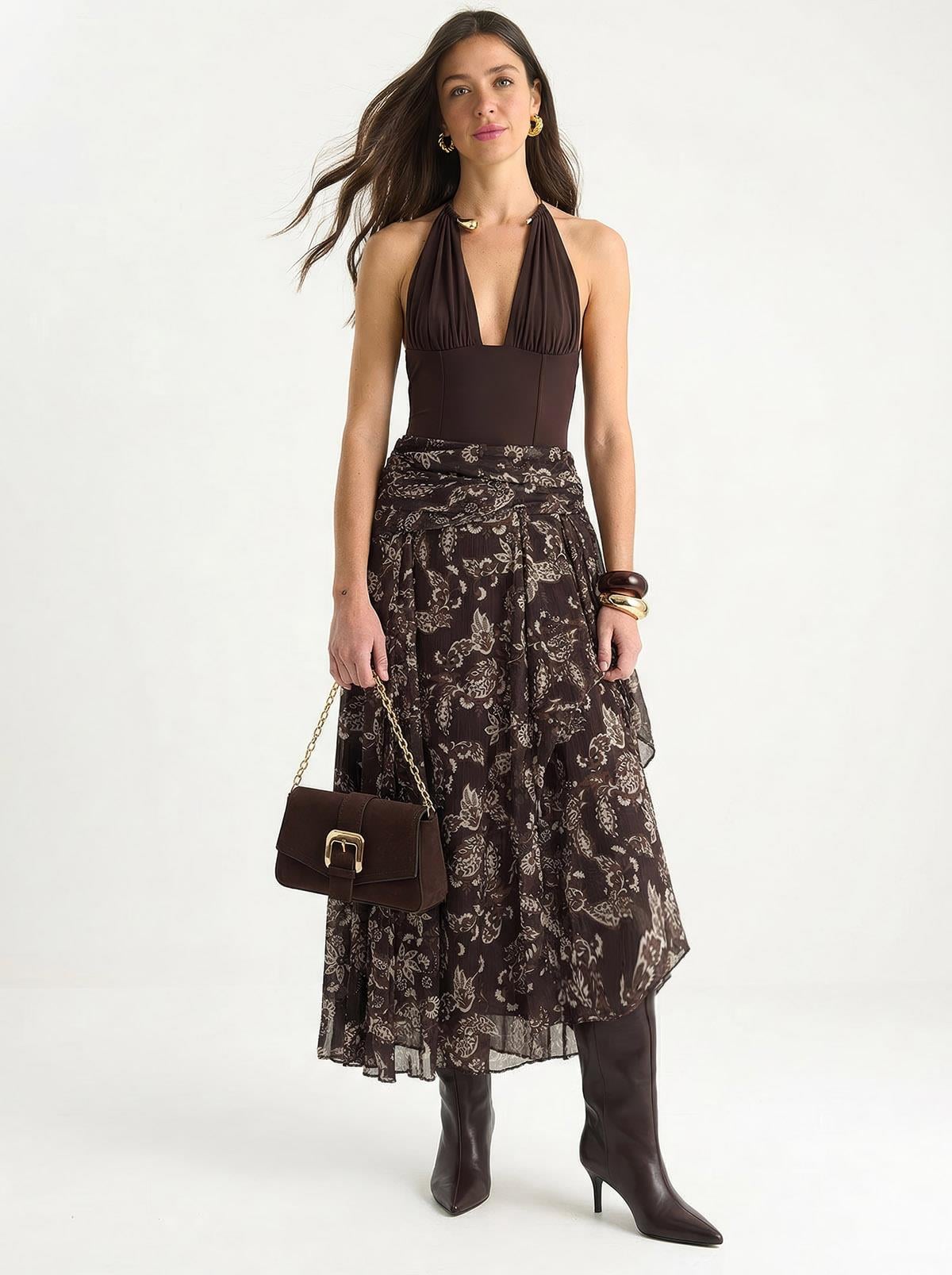 Women's Brown Skirt